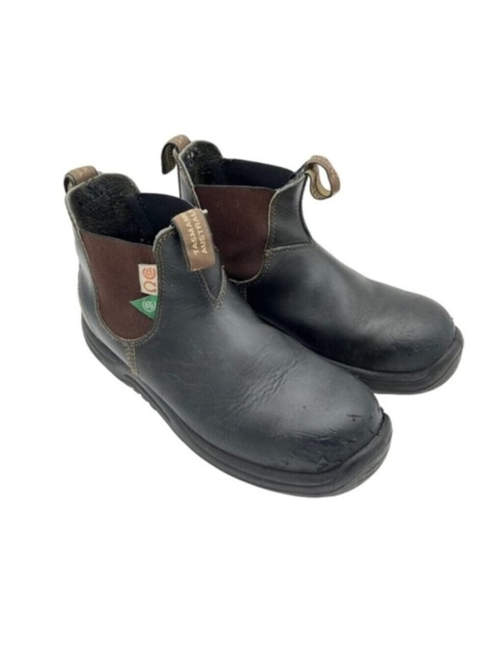 Blundstone 162-7 Black Ankle Safety Boots Women Size 10 (AU‎ 7)